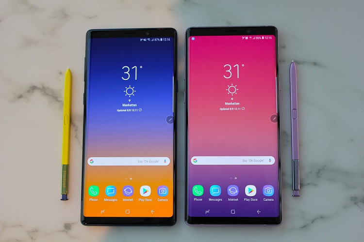 nguyên nhân khiến mặt kính note 9 bị nứt vỡ 