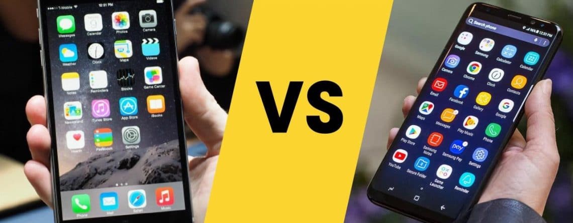Điện thoại iPhone vs Samsung