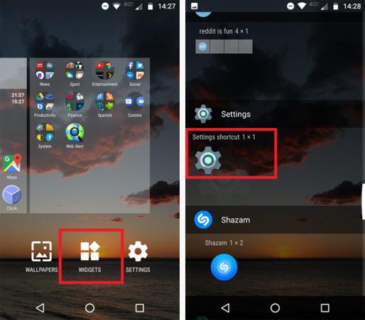 Người dùng smartphone Android 10 có thể dễ dàng xem lại lịch sử thông báo bằng cách tạ Widgets