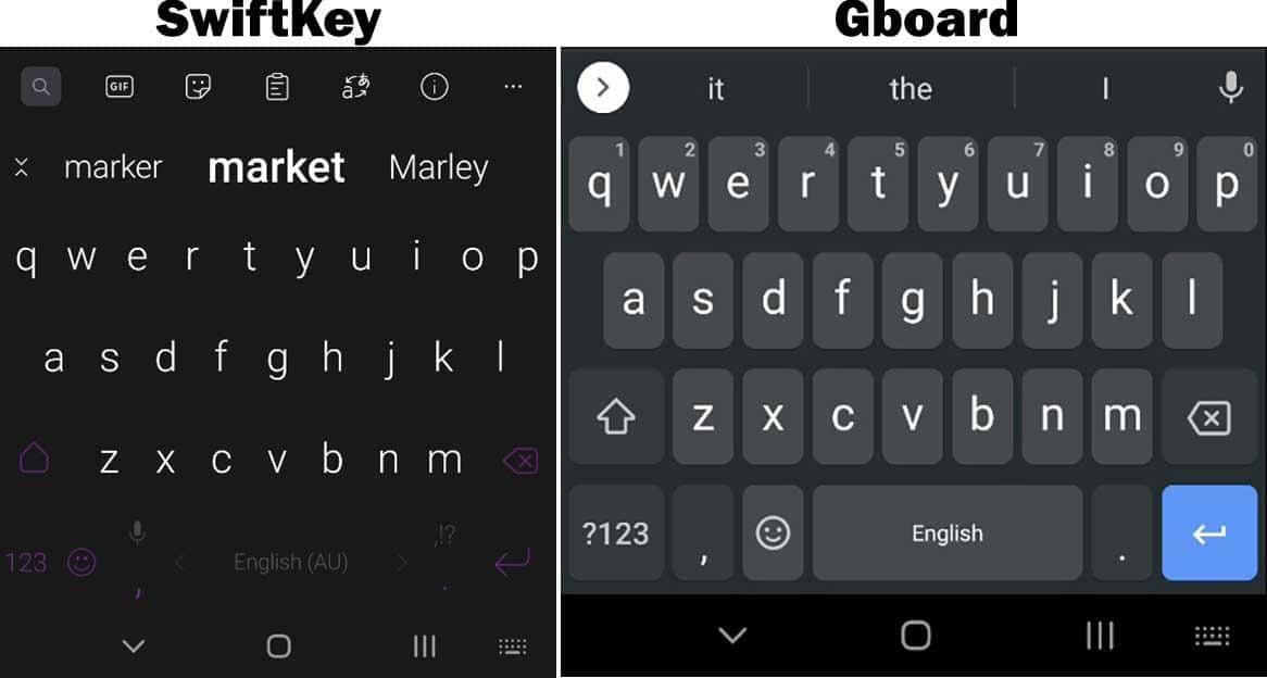SwiftKey và Gboard là 2 nền tảng bàn phím hỗ trợ dành cho điện thoại Android