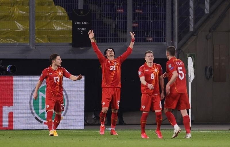 Tân binh Bắc Macedonia bảng C Euro 2021